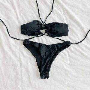 LIKE NEW! BLACK BIKINI SET!
